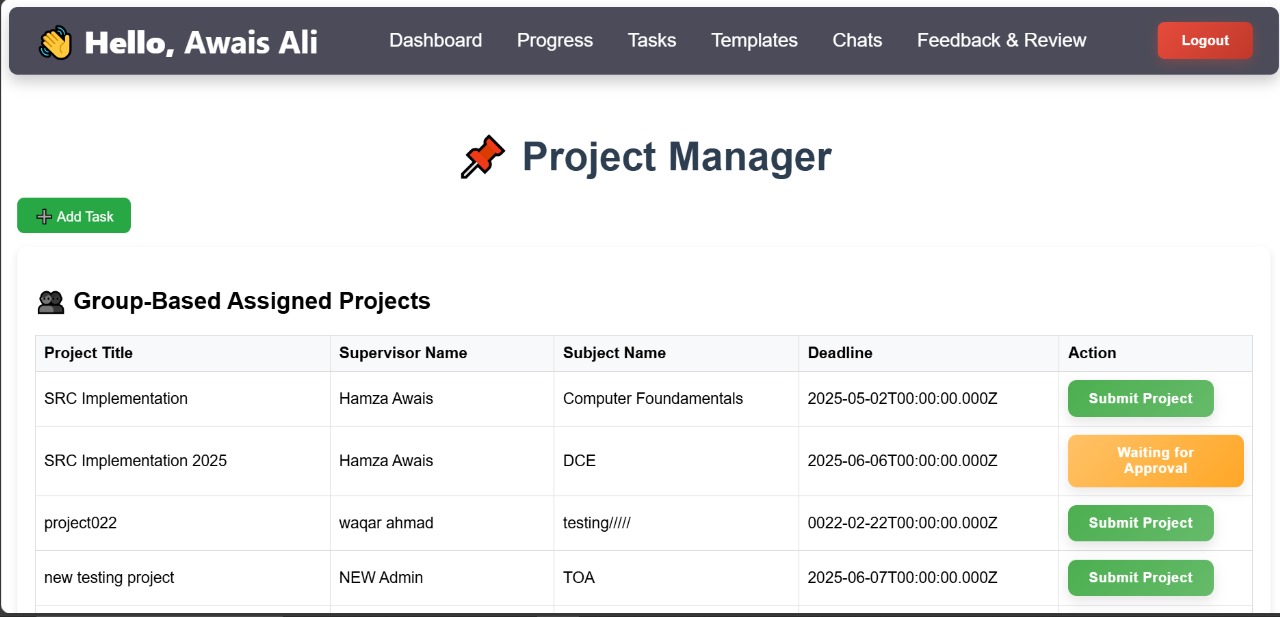 Project Management System